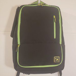 DR BAG Backpack heavy duty multiple sleeves pockets zippered side remove wallet